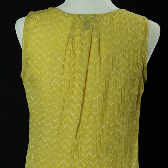 Eddie Baur | Yellow & White Tank Top | Sz S - Picture 8 of 14